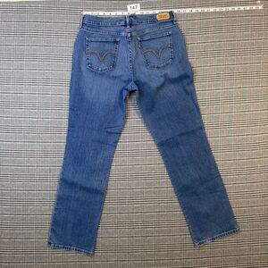 Levi's Women's Jeans Blue Denim 505 Straight Leg Stretch Size 8
